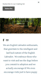 Mobile Screenshot of fairfaxpinesenglishlabradors.com